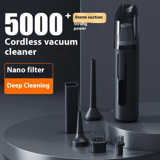 Wireless Car Vacuum Cleaner with Powerful Suction – Dual Blowing & Suction, Compact & Portable for Car and Home Cleaning