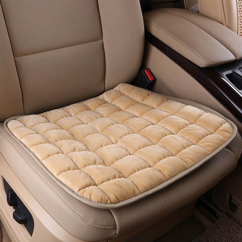 Plush Car Seat Cushion Set – Non-Slip, Tie-Free Design, Universal Fit, Comfortable and Stylish