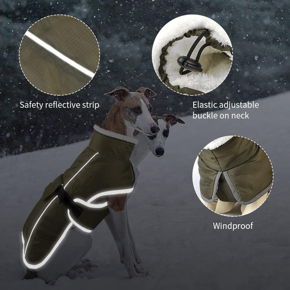 Pet Autumn And Winter Clothes Thick Warm Waterproof Cold-proof Cotton Coat Pet Clothing Dog Clothes