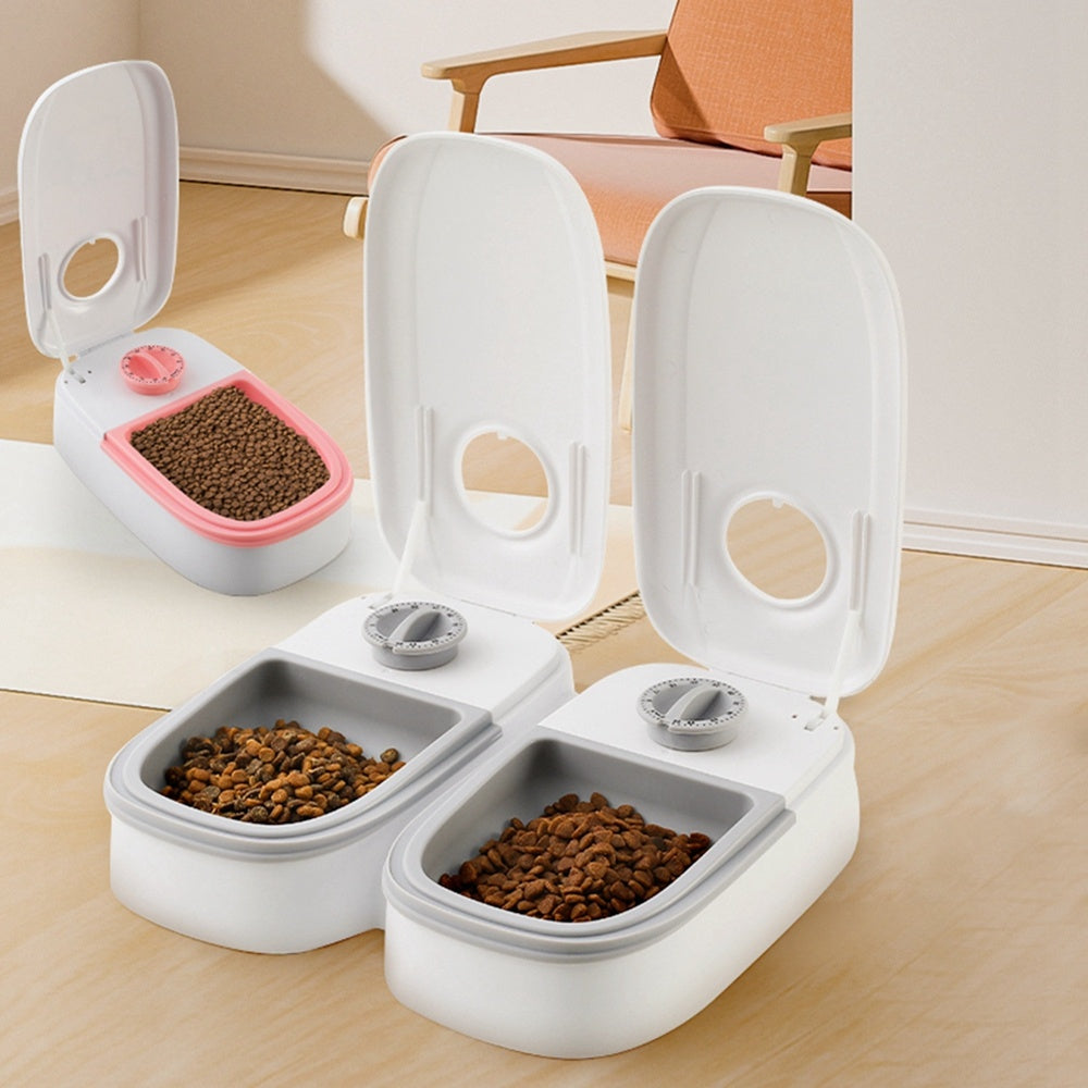 Smart Automatic Pet Feeder – Stainless Steel Food Dispenser with Timer for Cats & Dogs, Convenient Auto Feeding Solution