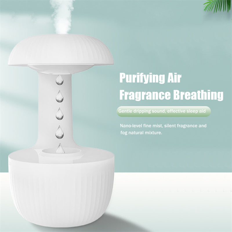 Anti-Gravity Air Humidifier | Silent Countercurrent Mist Maker with Levitating Water Drops | Cool Fogger for Stress Relief