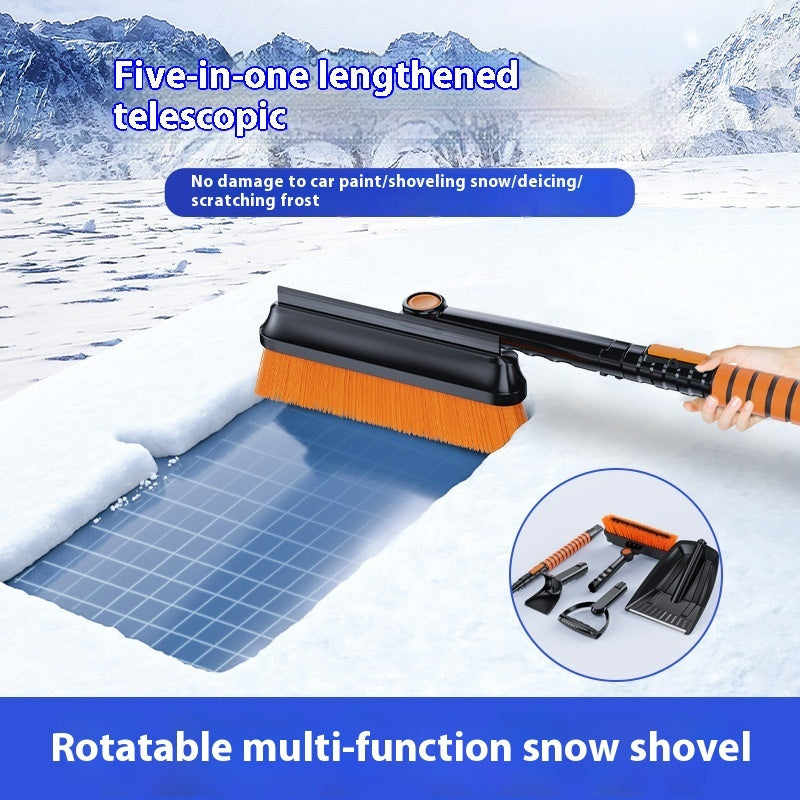 3-in-1 / 5-in-1 Detachable Car Snow Shovel & Ice Scraper – Multifunctional Winter Snow Removal Tool for Cars & Driveways