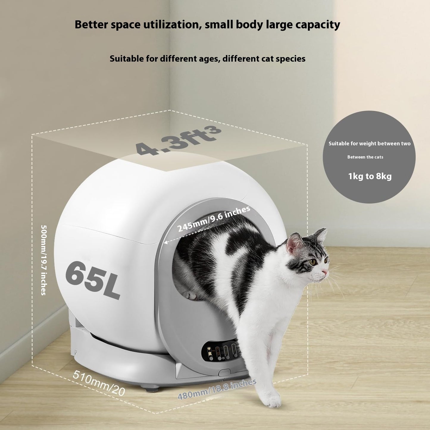 Automatic Pet Cat Toilet Deodorant Intelligence