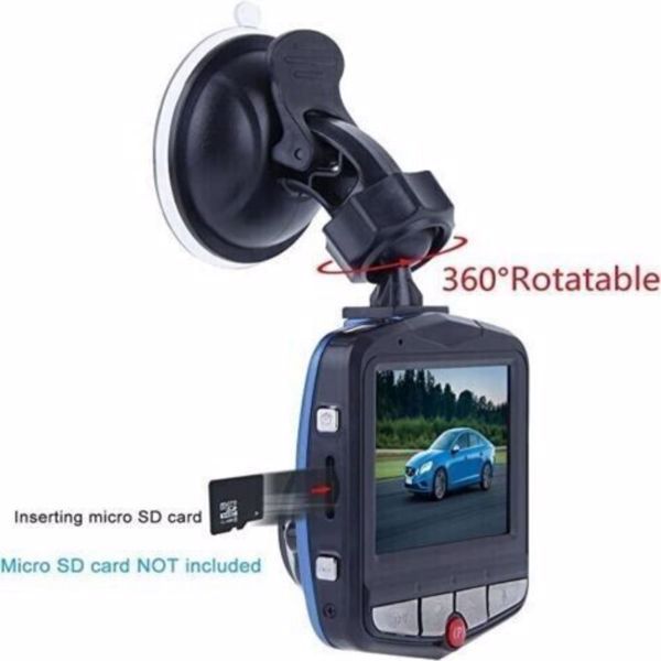 2.4-Inch Full HD 1080P Dash Cam – Front & Rear Car Camera with Night Vision and G-Sensor