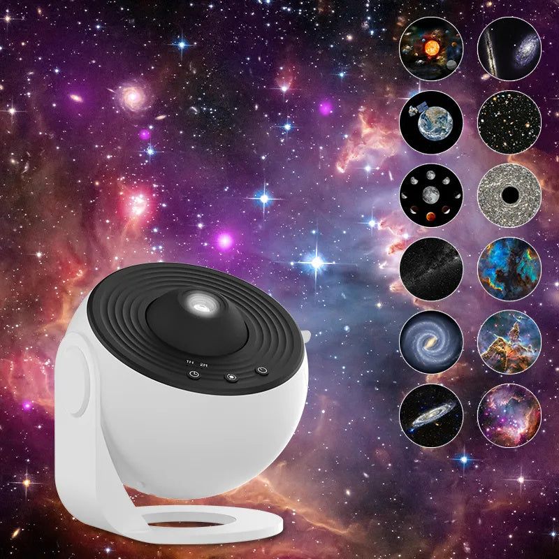 360° Rotating Galaxy Starry Night Light Projector – Planetarium Lamp for Kids’ Bedroom, Valentine's Day, Wedding, and Party Decorations