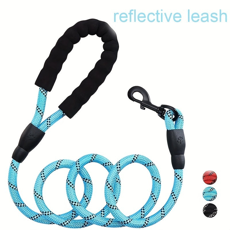 Hands-Free Dog Leash with Adjustable Waist Belt – Elastic Jogging Lead, Reflective Harness & Padded Handle for Running, Walking, and Training