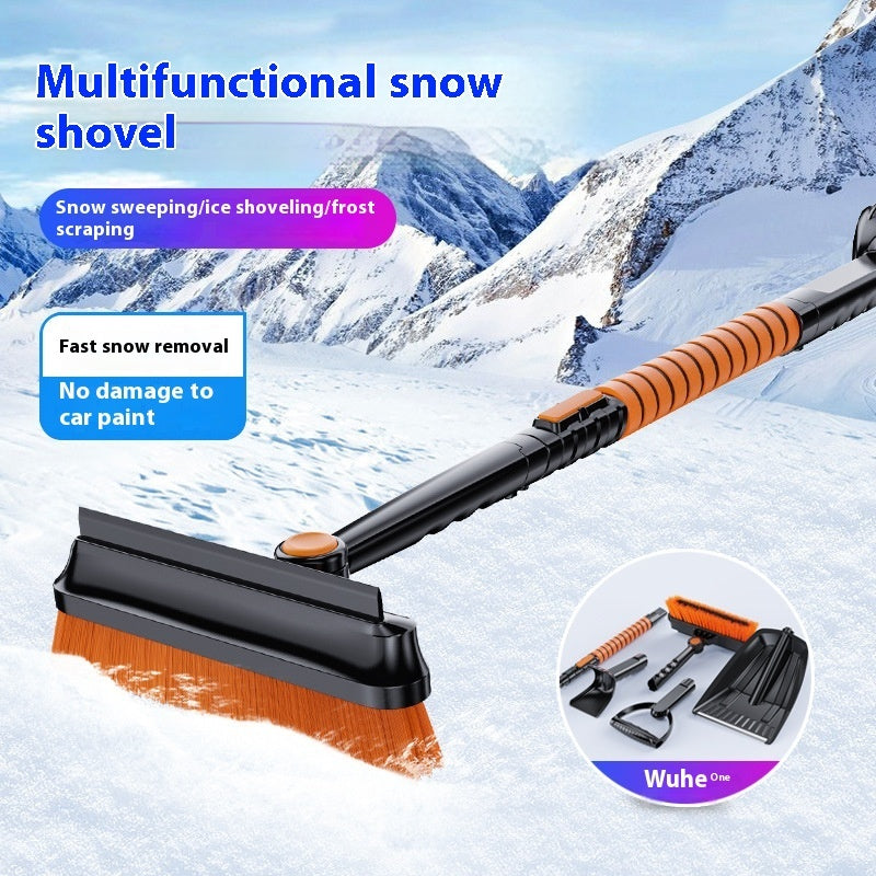 3-in-1 / 5-in-1 Detachable Car Snow Shovel & Ice Scraper – Multifunctional Winter Snow Removal Tool for Cars & Driveways