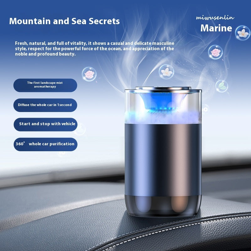 Cloud Mist Car Aromatherapy Diffuser – Natural Air Freshener & Stylish Auto Decoration for Cars, Trucks, RVs, and Sedans