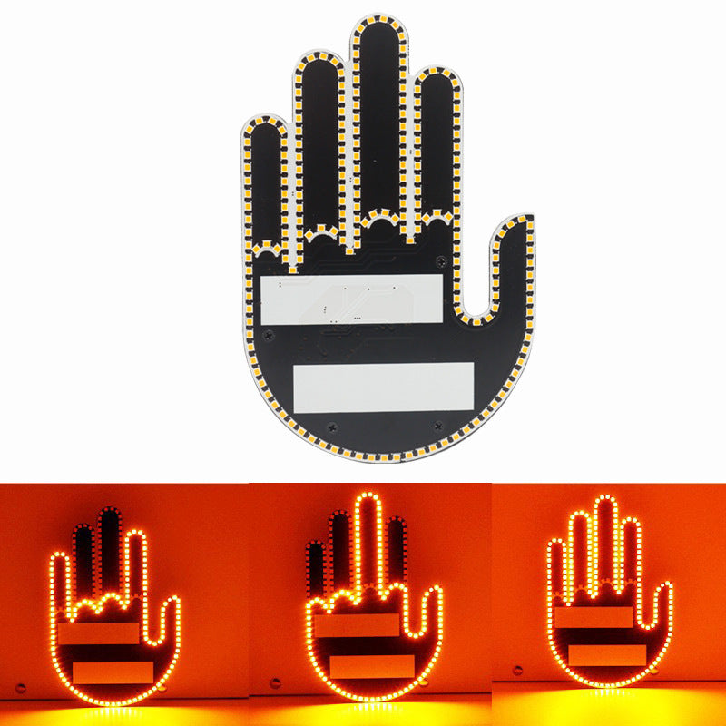 Multi-Function LED Finger Lights for Cars – Emergency Warning, Signal Indicators & Safety Tool