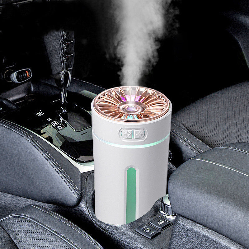 Rechargeable Wireless Air Humidifier with Colorful LED Lights – Ultrasonic Cool Mist Diffuser & Purifier for Car, Home, and Office