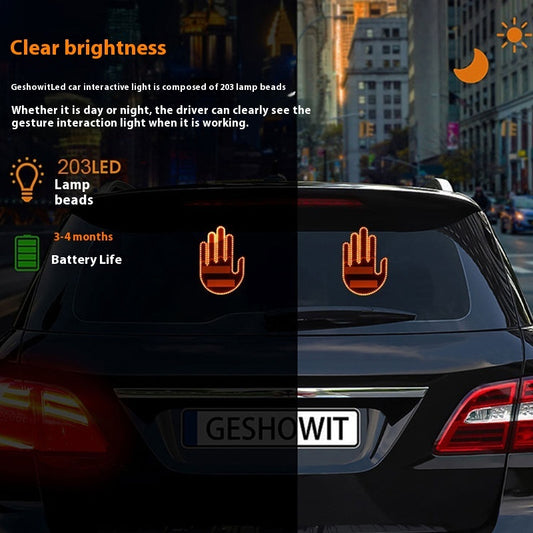 Multi-Function LED Finger Lights for Cars – Emergency Warning, Signal Indicators & Safety Tool