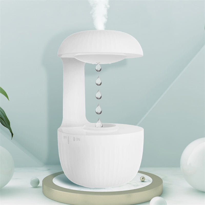 Anti-Gravity Air Humidifier | Silent Countercurrent Mist Maker with Levitating Water Drops | Cool Fogger for Stress Relief