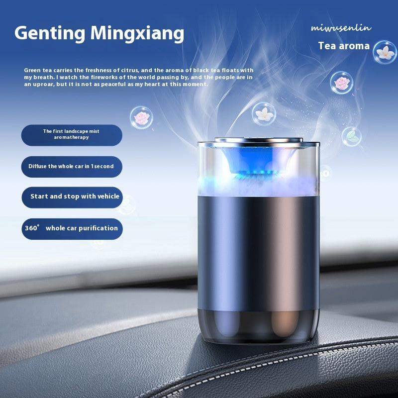 Cloud Mist Car Aromatherapy Diffuser – Natural Air Freshener & Stylish Auto Decoration for Cars, Trucks, RVs, and Sedans