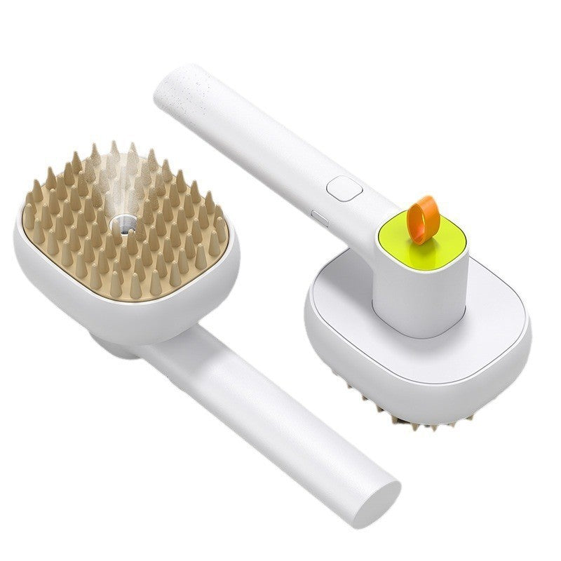 Pet Cat Dog Soft Teeth Electric Massage Spray Comb