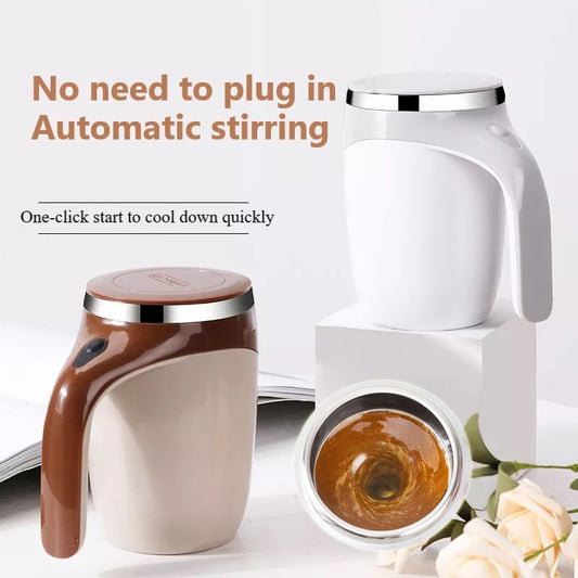 Rechargeable Automatic Magnetic Stirring Coffee & Milkshake Cup – Electric Self-Stirring Mug for Easy Mixing, High-Value Design, Perfect for Lazy Mornings & On-the-Go