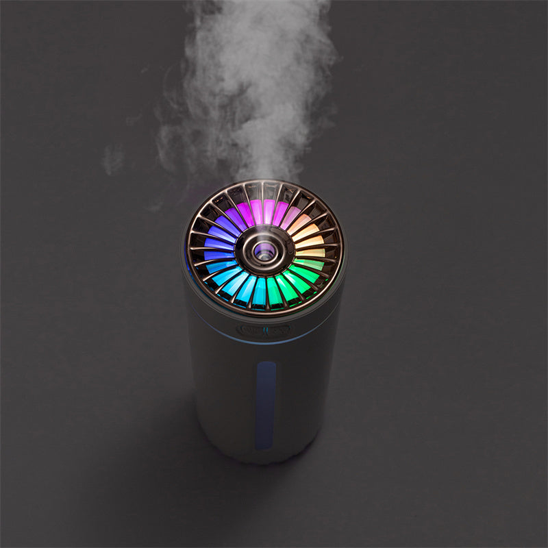 Rechargeable Wireless Air Humidifier with Colorful LED Lights – Ultrasonic Cool Mist Diffuser & Purifier for Car, Home, and Office