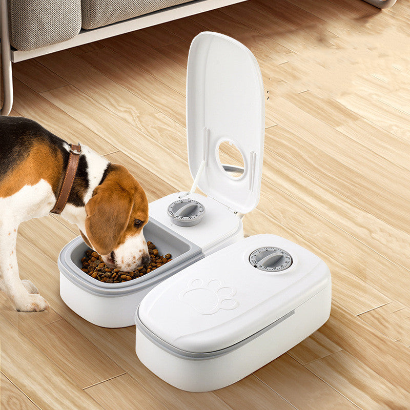 Smart Automatic Pet Feeder – Stainless Steel Food Dispenser with Timer for Cats & Dogs, Convenient Auto Feeding Solution